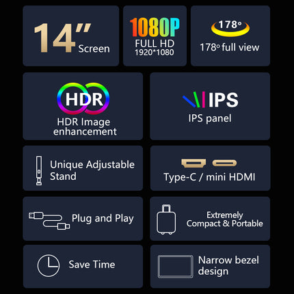 Juno S14 Portable Monitor for Notebooks