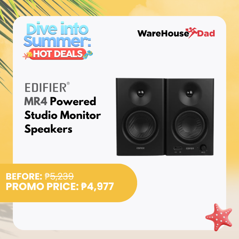 Edifier MR4 Powered Studio Monitor Speakers – WarehouseDad
