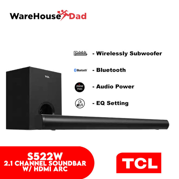 TCL S522W  2.1 Channel Soundbar with HDMI ARC