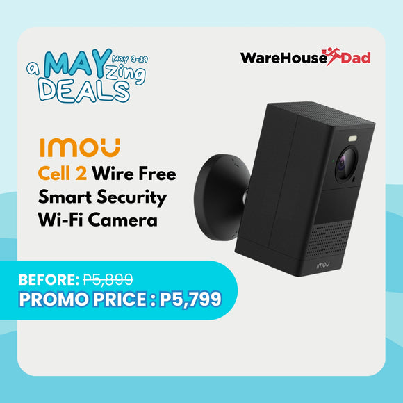 Imou Cell 2 Wire Free Smart Security Wi-Fi Camera