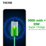 Tecno Spark 20 Pro (8GB+256GB) Smartphone with FREE Lenovo HF130 Wired Earphone