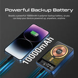 Promate LucidPack-10 Transparent MagSafe Wireless Charging Power Bank