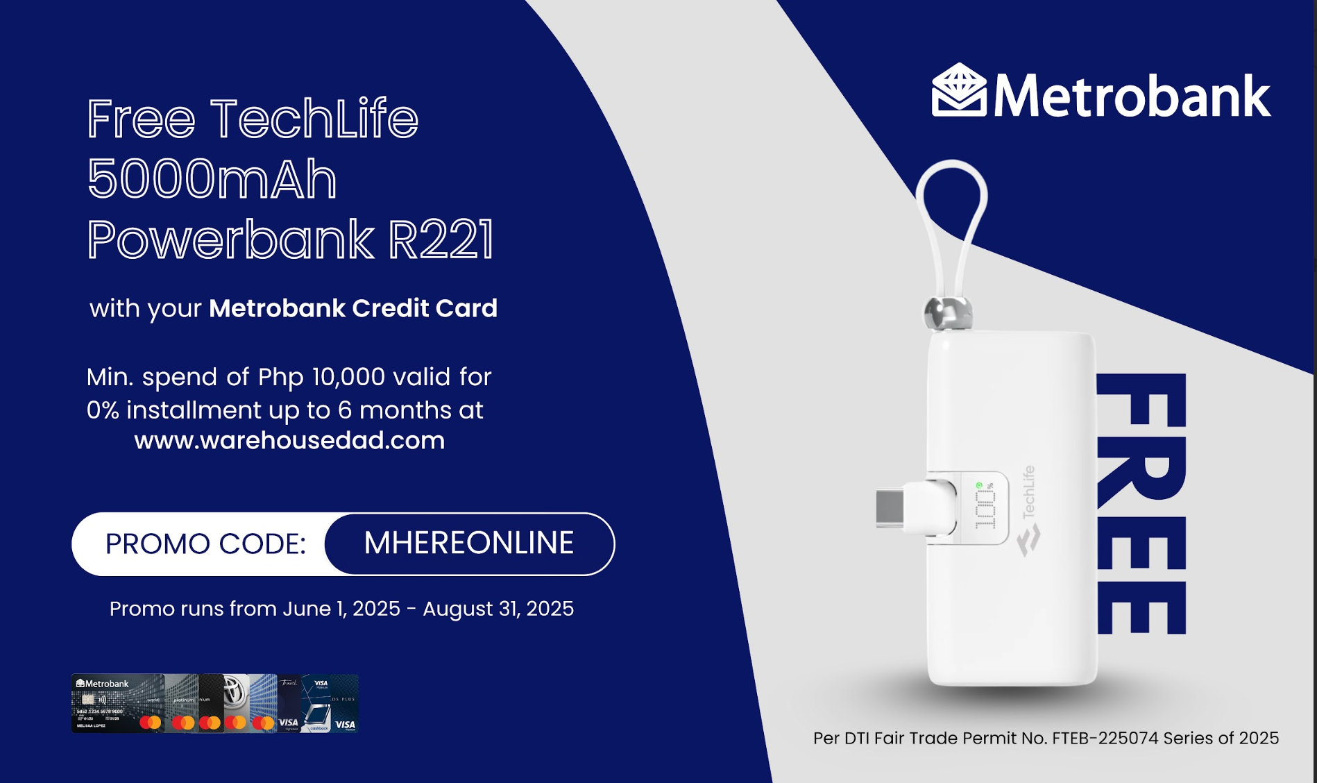Exclusive Promo with Metrobank