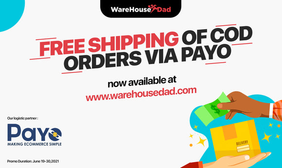 FREE SHIPPING for COD Transactions!