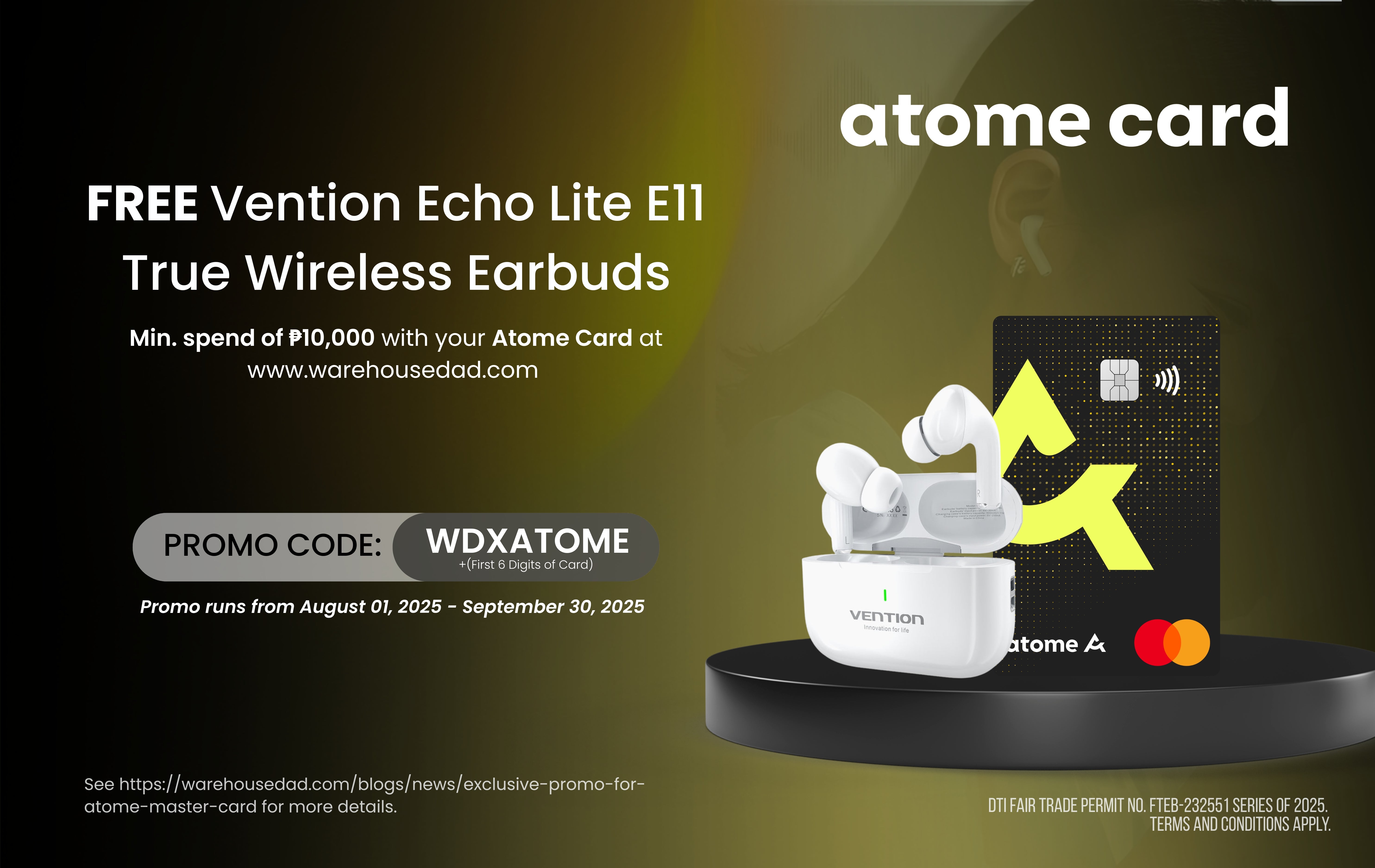 Gift with Purchase with Atome Card