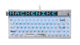 Machenike KT68 Pro Mechanical Keyboard with Screen Three Mode White TTC Frost V2 Switch