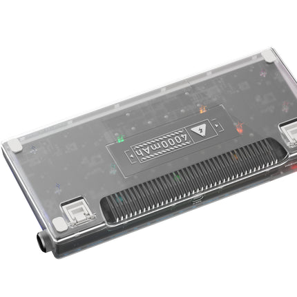 Machenike KT68 Pro Mechanical Keyboard with Screen Three Mode White TTC Frost V2 Switch