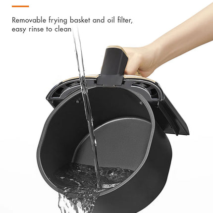 Gaabor 6.5L Capacity Air Fryer, Non-stick Coating and Multi-function (AF65M-BK01A)