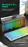 AULA F98 Hotswap Bluetooth Wireless Mechanical Keyboard 3 Mode RGB