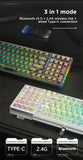 AULA F98 Hotswap Bluetooth Wireless Mechanical Keyboard 3 Mode RGB