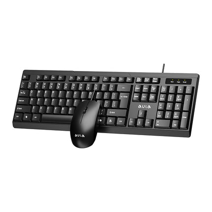 Aula AC101 USB Wired Keyboard & Mouse Combo