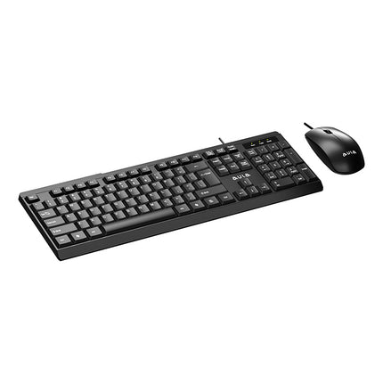 Aula AC101 USB Wired Keyboard & Mouse Combo