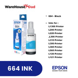 Epson 664 inks for L1300, L200, L220,L300, L310, L350, L365, L565, L120, L121 Printer