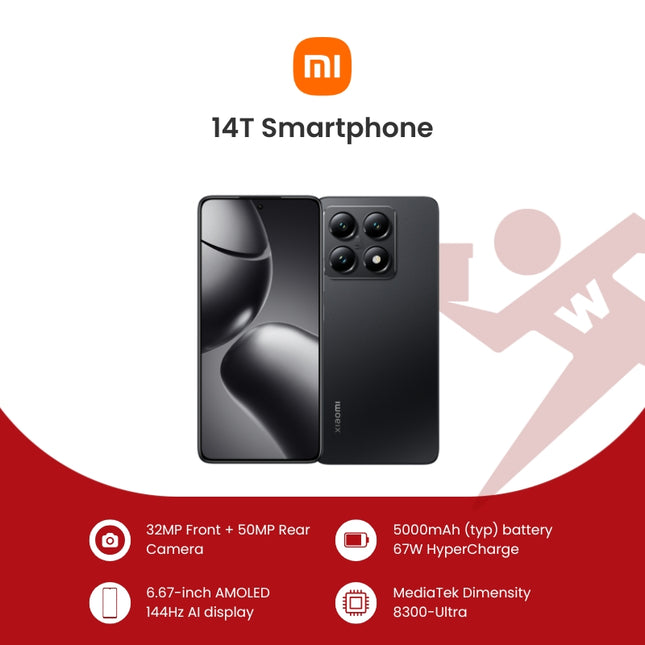 Xiaomi 14T Pro Smartphone with FREE Lenovo HF130 Earphone