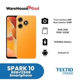 Tecno Spark 10C (4GB or 8GB RAM + 128GB ROM) Smartphone