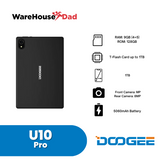 DOOGEE U10 Pro | 10.1" IPS HD Display | Quad Core RK3562 | Android 13 | 20GB (8+12GB) RAM+ 128GB ROM with FREE Lenovo Lenovo HE05 Neckband