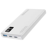 Promate Bolt-10PD Compact Smart Charging Power Bank with 20W PD Dual USB-C and 22.5W USB-A Ports