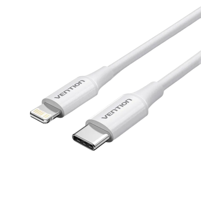 Vention LAJ 1M USB-C Cable To Lightning Cable - White