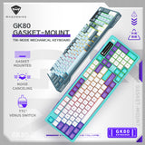 Machenike GK80 Gasket Mechanical Keyboard Three Mode TTC Venus Switch