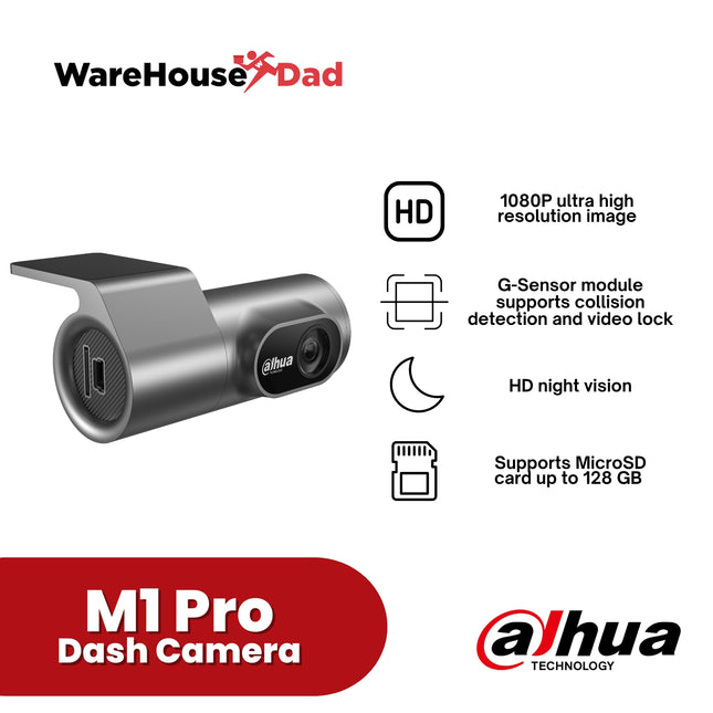 Dahua M1pro Dash Camera with FREE Adata SD Card