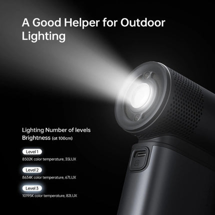 Jisulife Handheld Fan Ultra 2 9000Mah - Brown