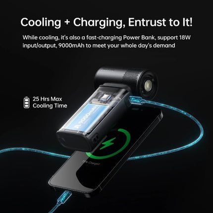 Jisulife Handheld Fan Ultra 2 9000Mah - Brown