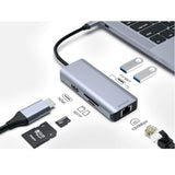 Proove Iron Link  Type-C-HUB 6 in 1 (2*USB3.0 + SD/TF + RJ45 + HDMI)