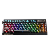 Machenike KT68 Pro Mechanical Keyboard with Screen Three Mode Black Gold Silver Switch