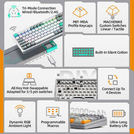 Machenike CK600 Mechanical Keyboard
