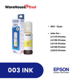 Epson 003 Inks for L1110, L3150, L3110, L5190, L3210 Printer