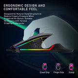 AULA F805 Wired Gaming Mouse Full color Breathing Optical Ergonomic