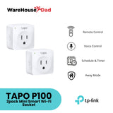 TP-Link Tapo P100 2-pack Mini Smart Wi-Fi Socket