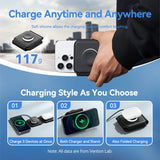 Vention 3-in-1 15W Wireless Charging Pad and LED Night Light Black
