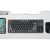 Keychron K8 Mechanical Keyboard (Tenkeyless, Wired/Bluetooth, RGB, Gateron, Hot-Swap, Aluminum)