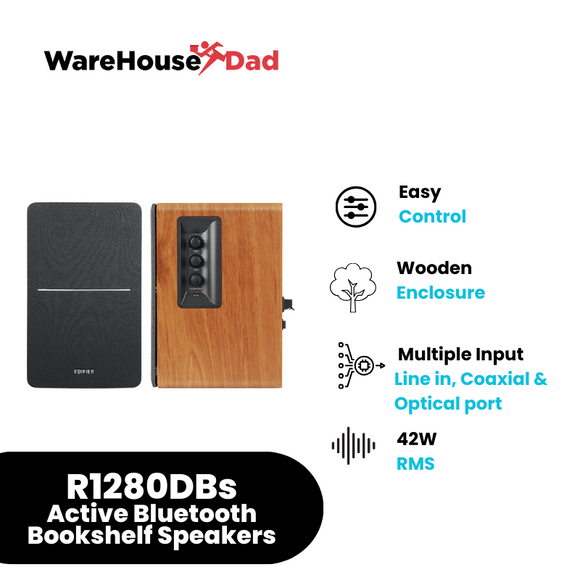Edifier R1280DBs  Active Bluetooth Bookshelf Speakers