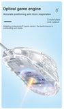 AULA S80 Transparent Wired Gaming Mouse