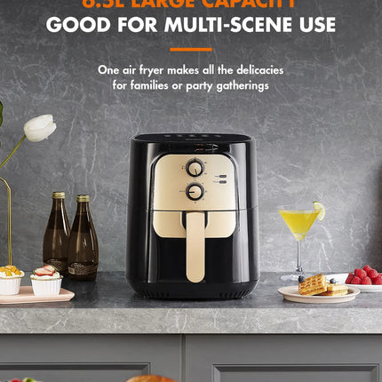 Gaabor 6.5L Capacity Air Fryer, Non-stick Coating and Multi-function (AF65M-BK01A)