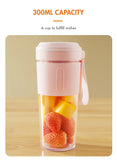 Gaabor Portable Juicer Cordless Juice Cup 300ml Rechargeable Juicer Fruit Blender/350+280ml(GF-M03D)