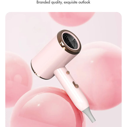 Gaabor Portable Blue Light Quick-Drying Pink Hair Dryer 4 Modes (GHD-N1000D)