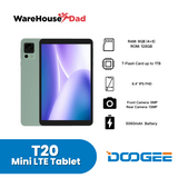 DOOGEE T20 Mini LTE Tablet | 8.4" FHD Display | Android 13.0 | 9GB(4+5GB) RAM+128GB ROM | 5060mAh with FREE Lenovo Lenovo HE05 Neckband