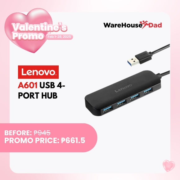 Lenovo A601 USB 4-Port Hub