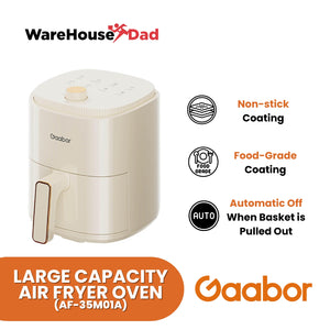 Gaabor Large Capacity Air Fryer Oven Air Heating 8 Menu Function Non-Stick Coating (AF-35M01A)