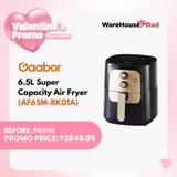 Gaabor 6.5L Capacity Air Fryer, Non-stick Coating and Multi-function (AF65M-BK01A)