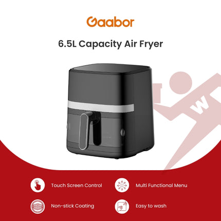 Gaabor 6.5L Airfryer Large Capacity and Digital Screen (AF65T-BK01A)