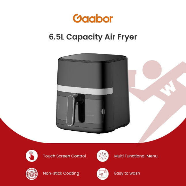 Gaabor 6.5L Airfryer Large Capacity and Digital Screen (AF65T-BK01A)