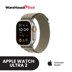 49mm Titanium Case with Olive Alpine Loop - Small
