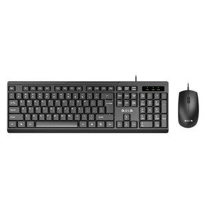 AULA AC101 USB Wired Keyboard and Mouse Combo