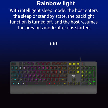 Aula T201 Wired Membrane Gaming Keyboard and Mouse Combo