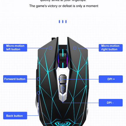 Aula T201 Wired Membrane Gaming Keyboard and Mouse Combo