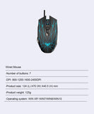 Aula T201 Wired Membrane Gaming Keyboard and Mouse Combo